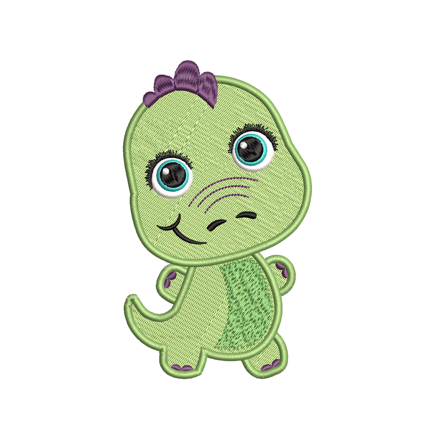 Baby dinosaur machine embroidery designs by rosiedayembroidery.com