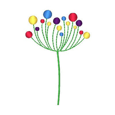 Floral Flower - Embroidery Tree