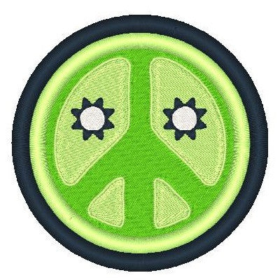 Peace Sign 4 - Embroidery Tree