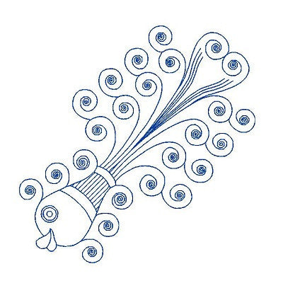 Exotic Fish - 6 - Embroidery Tree