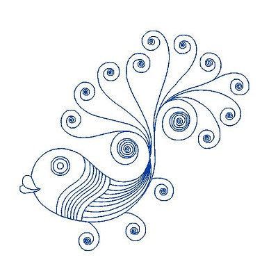 Exotic Fish - 8 - Embroidery Tree