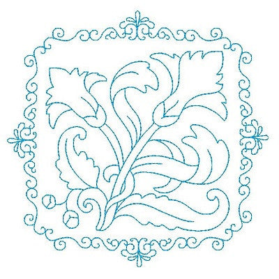 Les Fleurs Belle Biazze Quilt Blocks - 4 - Embroidery Tree