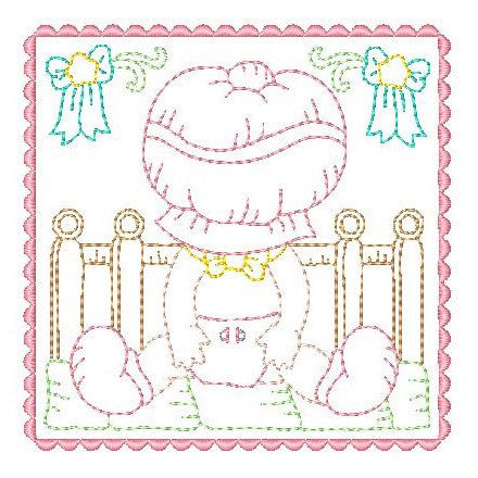 Sunbonnet Baby Blocks - 1 - Embroidery Tree