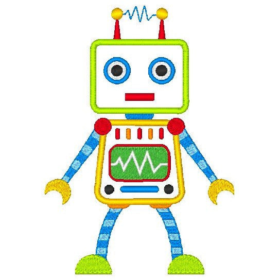 Robot - Applique (JG00066-1) - Embroidery Tree
- 2