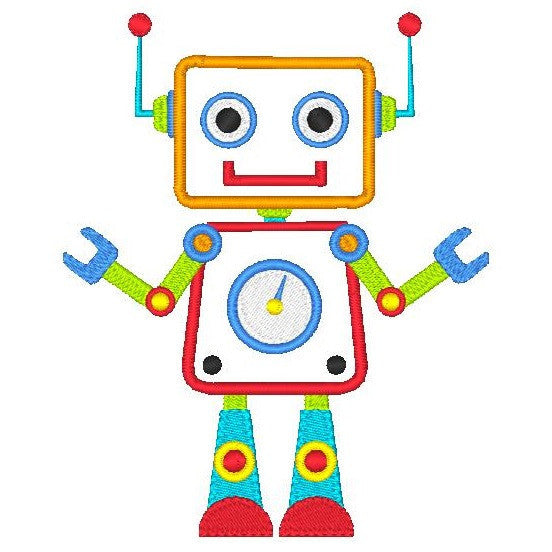 Robot - Applique (JG00066-2) - Embroidery Tree
- 2