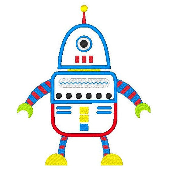 Robot - Applique (JG00066-4) - Embroidery Tree
- 2