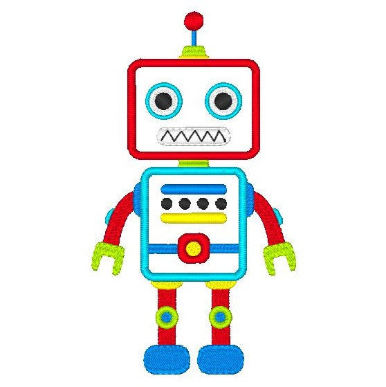 Robot - Applique (JG00066-5) - Embroidery Tree
- 2