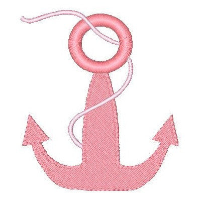 Ship's Anchor machine embroidery design by rosiedayembroidery.com