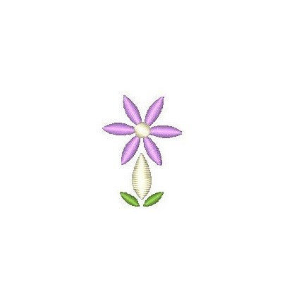 Purple Floral Design (JG00076-1) - Embroidery Tree
- 2