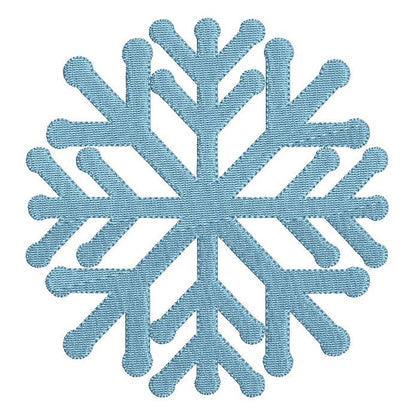 Christmas snowflake machine embroidery design by rosiedayembroidery.com