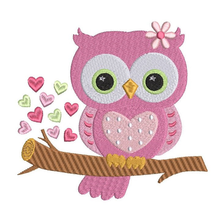 Valentine's Day Owl (S548-2)