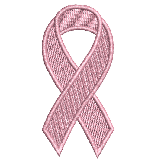 Cancer awareness ribbon machine embroidery design by rosiedayembroidery.com