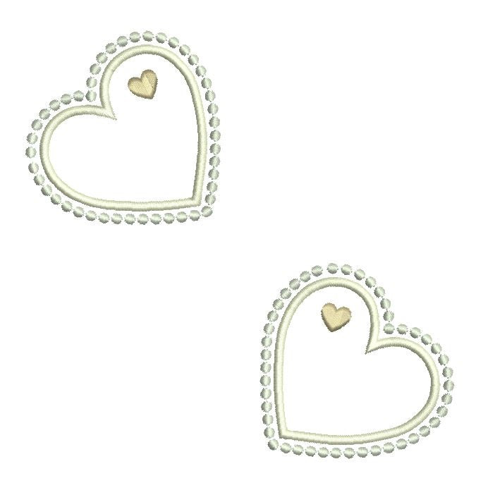 Wedding ring cushion machine embroidery design by rosiedayembroidery.com