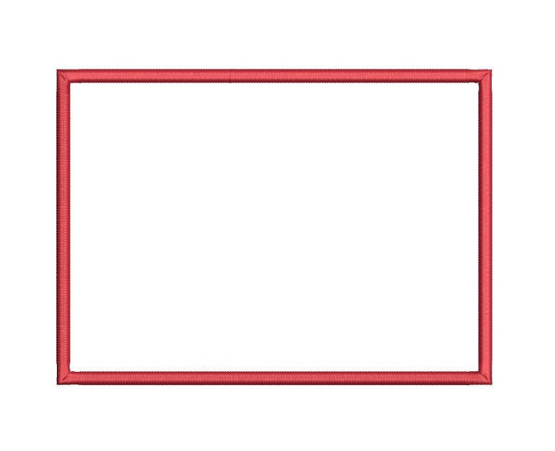 Appliqued Frame by rosiedayembroidery.com