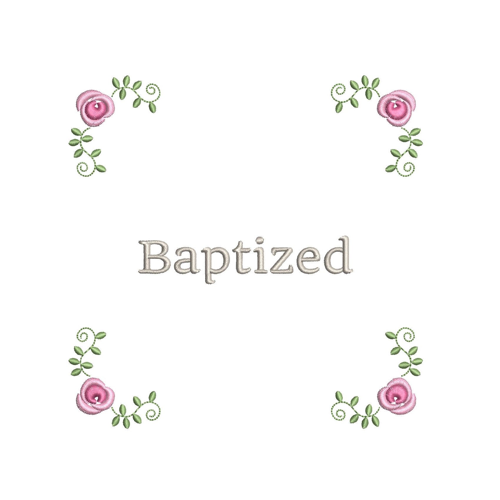 Baptism announcement template machine embroidery design by rosiedayembroidery.com