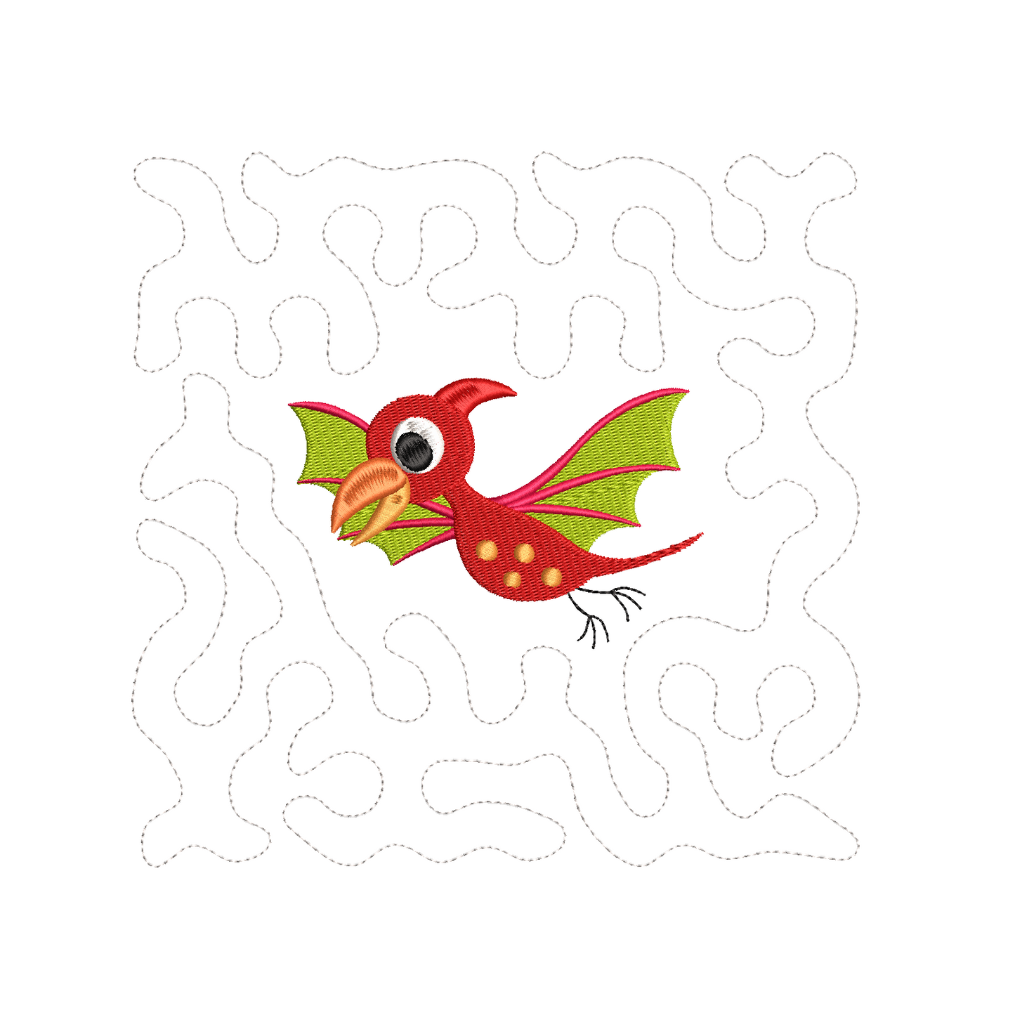 Quilted Baby Dinosaur Set (SQ585)