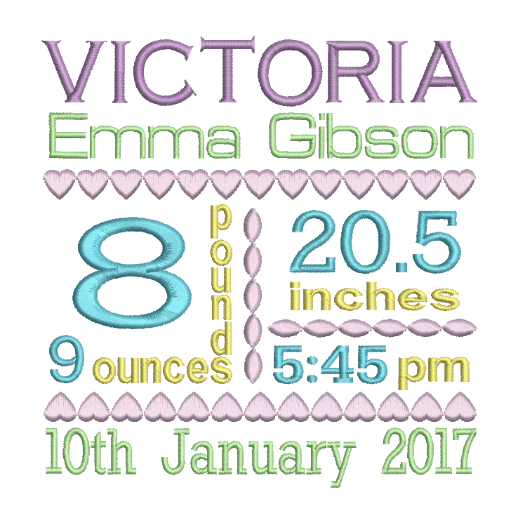 Birth Announcement - Template (FT509-1)