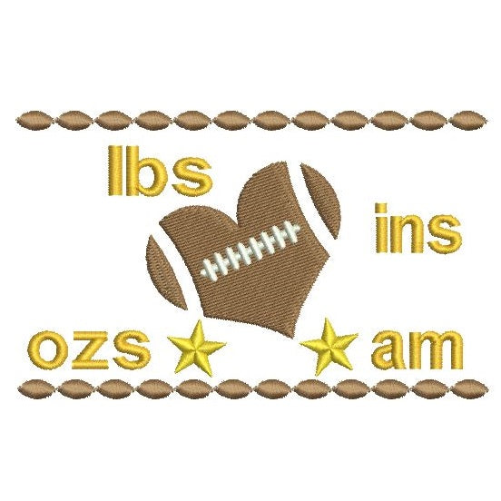 Baby birth announcement template machine embroidery design by rosiedayembroidery.com