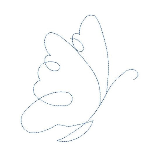 Line work butterfly machine embroidery design by rosiedayembroidery.com