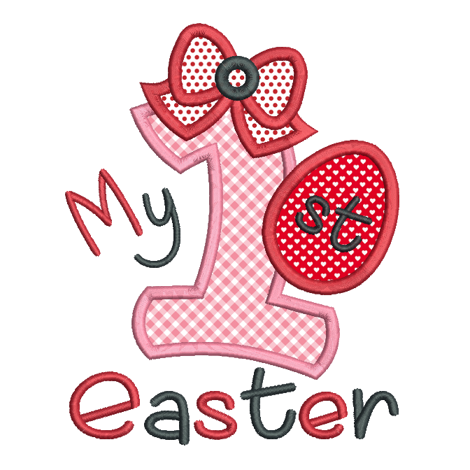 My 1st Easter Applique by rosiedayembroidery.com