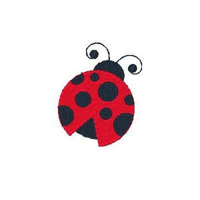 Ladybug machine embroidery design by embroiderytree.com