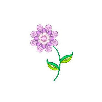 Floral machine embroidery design by embroiderytree.com