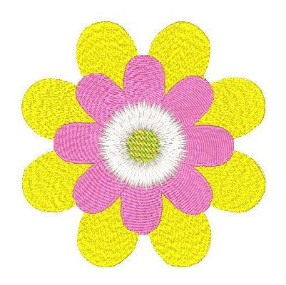 Floral machine embroidery design by embroiderytree.com