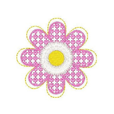 Floral machine embroidery design by embroiderytree.com