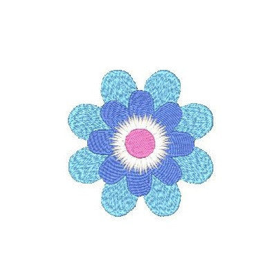 Floral machine embroidery design by embroiderytree.com