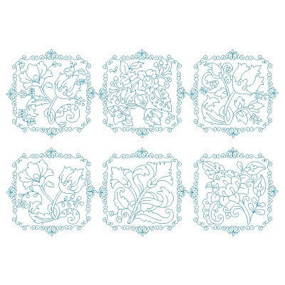Les Fleurs Belle Biazze Quilt Blocks - Set 1 - Embroidery Tree
 - 1