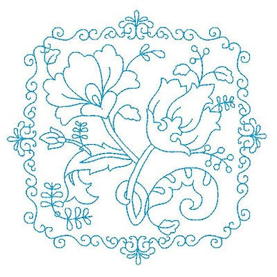 Les Fleurs Belle Biazze Quilt Blocks - 1 - Embroidery Tree
