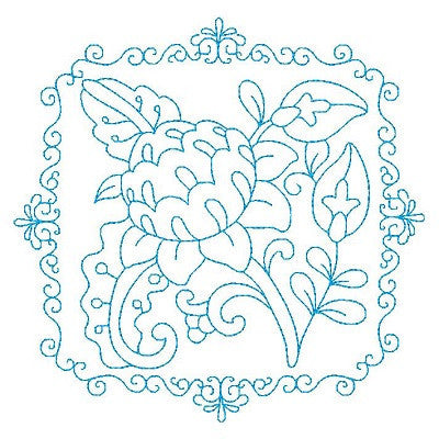 Les Fleurs Belle Biazze Quilt Blocks - 6 - Embroidery Tree
