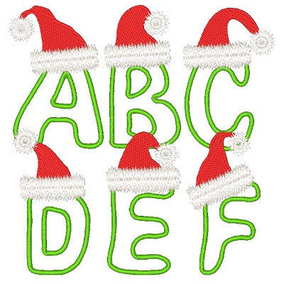 Christmas Alphabet- Full Set - Embroidery Tree
 - 1
