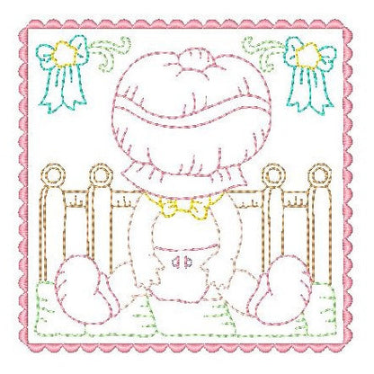 Sunbonnet Baby Blocks - Full Set - Embroidery Tree
 - 2