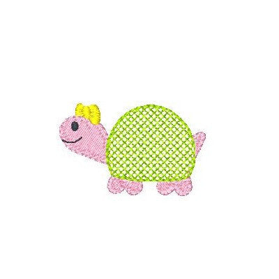 Turtle machine embroidery design by rosiedayembroidery.com
