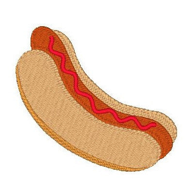 Barbeque hot dog machine embroidery design by rosiedayembroidery.com