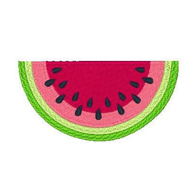 Watermelon Machine Embroidery Design by rosiedayembroidery.com