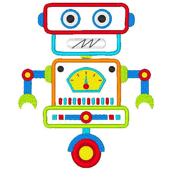 Robot - Applique (JG00066-3) - Embroidery Tree
 - 2