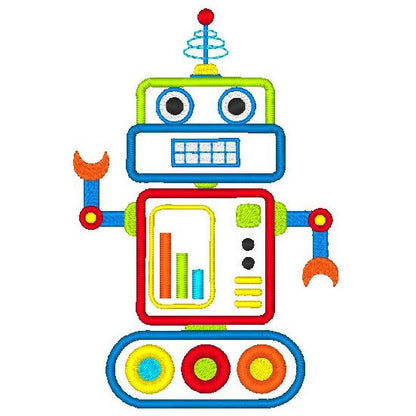 Robot - Applique (JG00066-6) - Embroidery Tree
 - 2