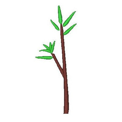 Tree branch machine embroidery design by rosiedayembroidery.com