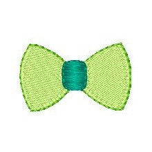 Mini bow machine embroidery design by rosiedayembroidery.com