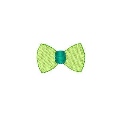 Mini bow machine embroidery design by rosiedayembroidery.com