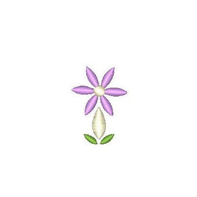 Purple Floral Design (JG00076-1) - Embroidery Tree
 - 2