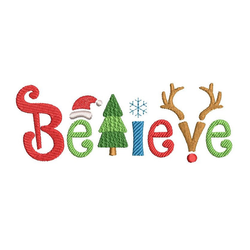 Christmas machine embroidery design by rosiedayembroidery.com