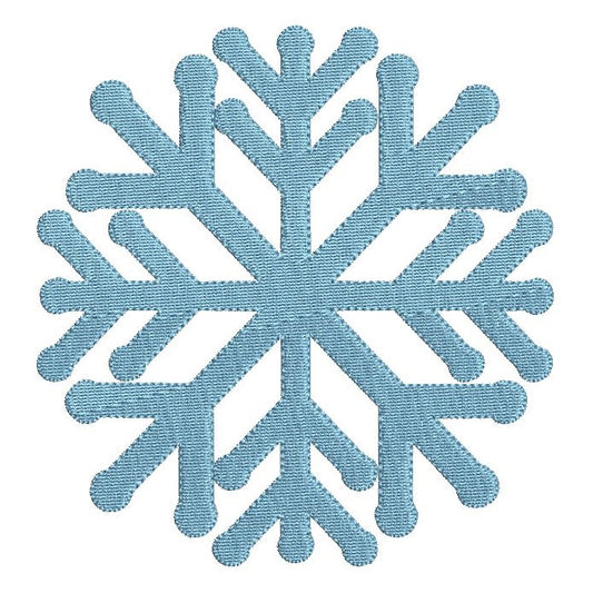 Christmas snowflake machine embroidery design by rosiedayembroidery.com