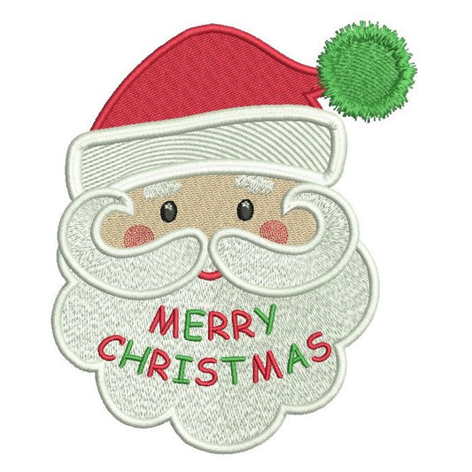 Christmas Santa machine embroidery design by rosiedayembroidery.com