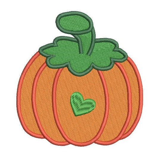 Halloween pumpkin machine embroidery design by rosiedayembroidery.com