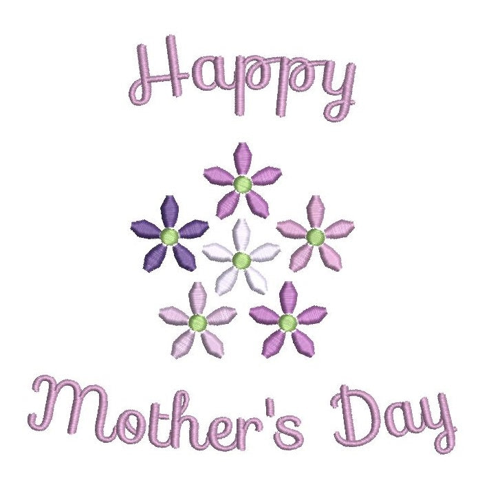 Mother's Day machine embrodery design by rosiedayembroidery.com
