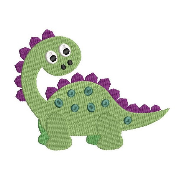 Baby dinosaur machine embroidery design by rosiedayembroidery.com