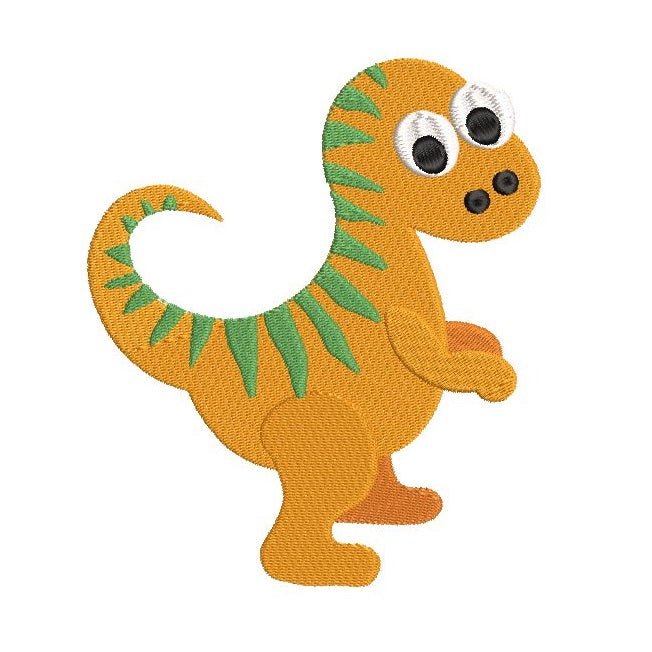 Baby dinosaur machine embroidery design by rosiedayembroidery.com